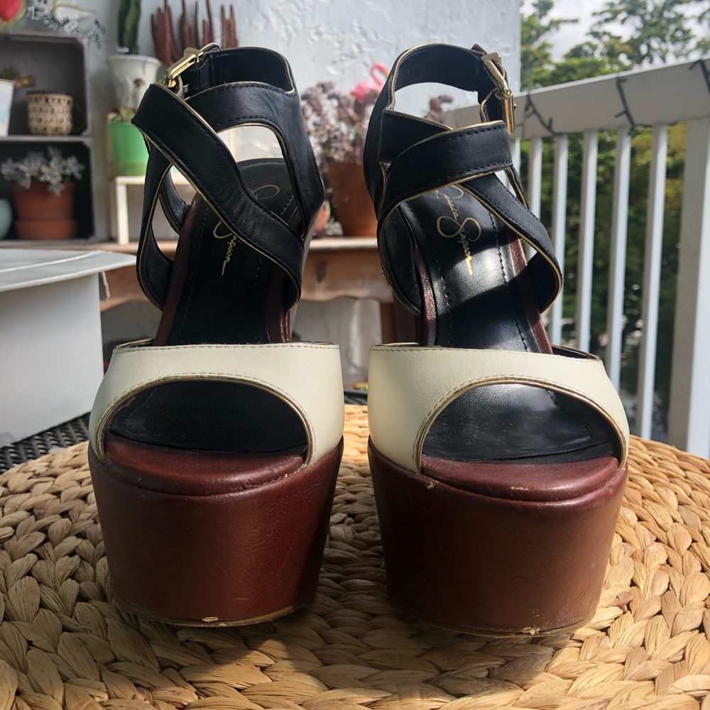 Jessica Simpson platform wedges
